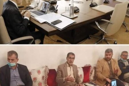 العثماني يحضر تجمعات وولائم حزبه عن قرب و يرأس مجلس الحكومة عن بعد